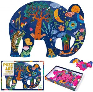 Puzz'Art DJECO : Eléphant