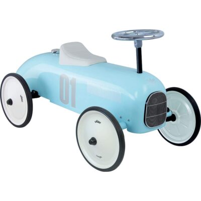 Porteur en métal vintage bleu tendre VILAC