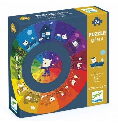Puzzle géant Les Couleurs DJECO