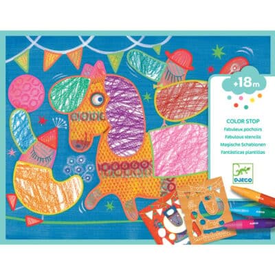 Color stop fabuleux pochoirs DJECO