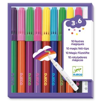 10 feutres magiques DJECO