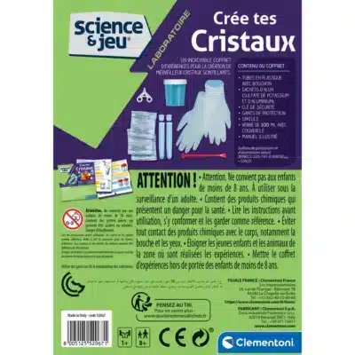 Crée tes cristaux CLEMENTONI