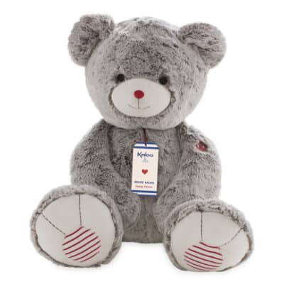 Peluche Ours 55 cm Rouge KALOO
