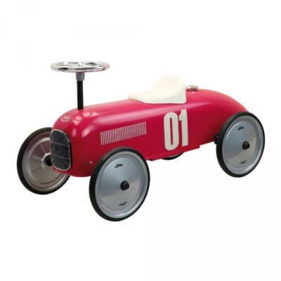 Porteur en métal vintage framboise VILAC