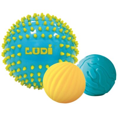 3 balles sensorielles LUDI