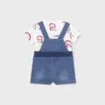 Ensemble t-shirt et salopette