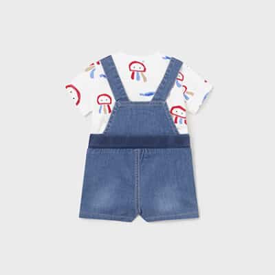 Ensemble t-shirt et salopette