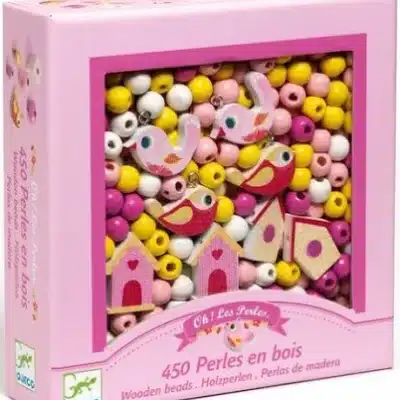 450 perles en bois DJECO