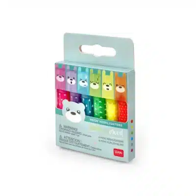 6 mini Surligneurs LEGAMI