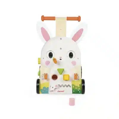 Chariot en bois Lapin JANOD