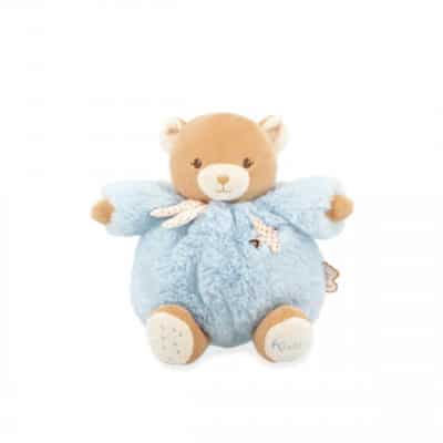 Ours patapouf bleu KALOO 17 cm