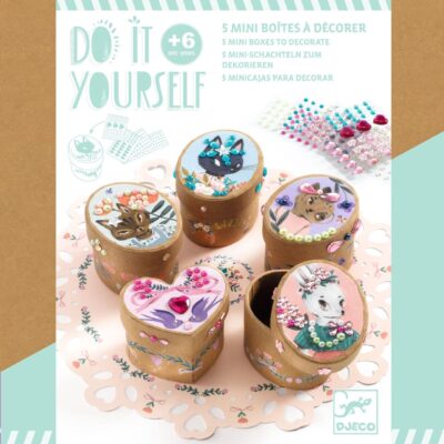 DO IT YOURSELF : 5 Mini boîtes à décorer DJECO