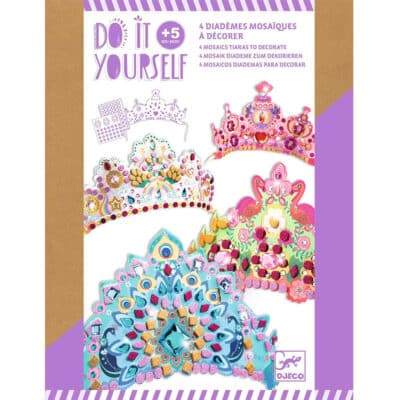 DO IT YOURSELF : 4 diadèmes mosaïques à décorer DJECO