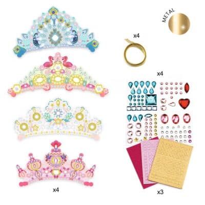 DO IT YOURSELF : 4 diadèmes mosaïques à décorer DJECO