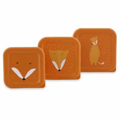 Lot de 3 boîtes à gouter Renard TRIXIE