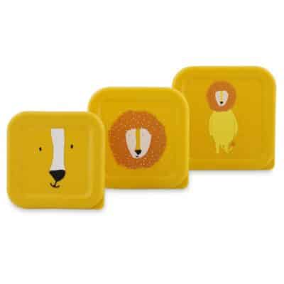 Lot de 3 boîtes à gouter Lion TRIXIE