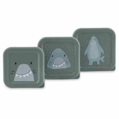Lot de 3 boîtes à gouter Requin TRIXIE