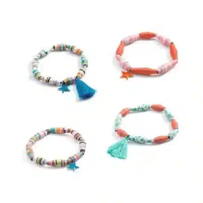 DO IT YOURSELF : Perles de papier et bracelets à créer DJECO