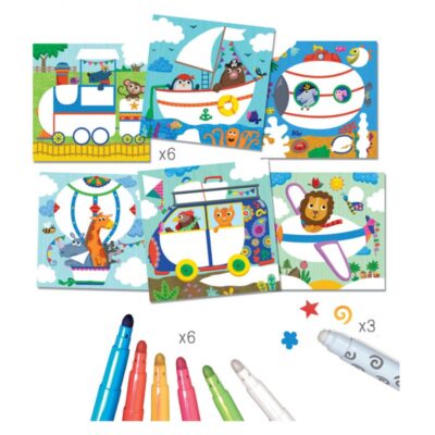 Coloriage magique : Les exploracolo CREALIGN'