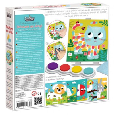 Peinture au doigt : Adorables Compagnons CREALIGN