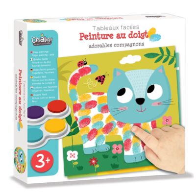 Peinture au doigt : Adorables Compagnons CREALIGN