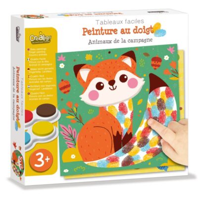 Peinture au doigt : Animaux de la campagne CREALIGN