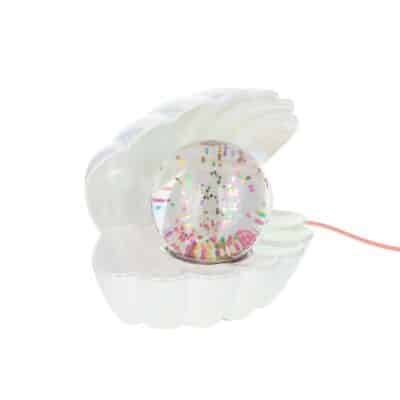 Lampe coquillage à paillettes LEPETITSOUK