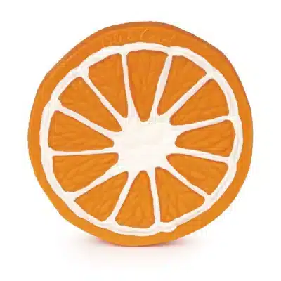 Clementino the Orange Anneau Dentition Bébé OLI&CAROL