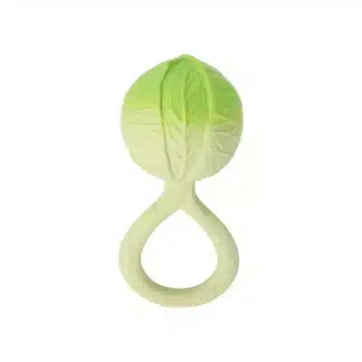 Green Cabbage Hochet Bébé OLI&CAROL