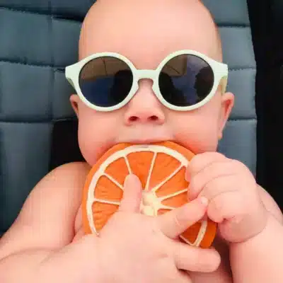 Clementino the Orange Anneau Dentition Bébé OLI&CAROL