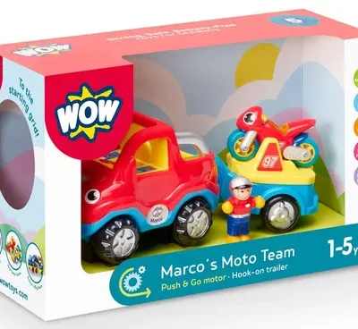 Voiture de transport de moto WOW TOYS