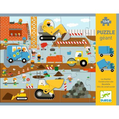 Puzzle géant Le Chantier DJECO