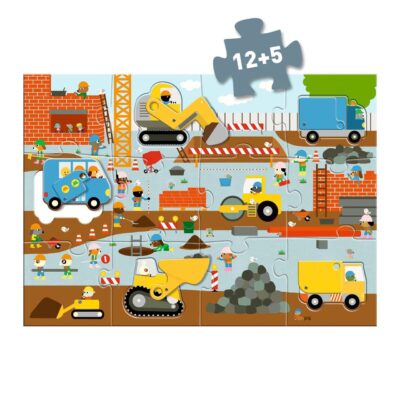 Puzzle géant Le Chantier DJECO