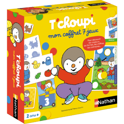 Mon coffret 7 jeux T'choupi NATHAN