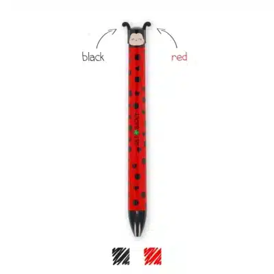 Stylos à billes deux couleurs coccinelle LEGAMI