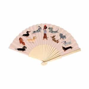 Eventail Teckels CARTES D’ART