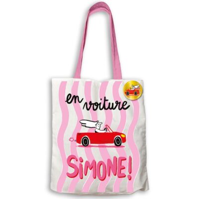 Tote bag en voiture Simone CARTES D'ART