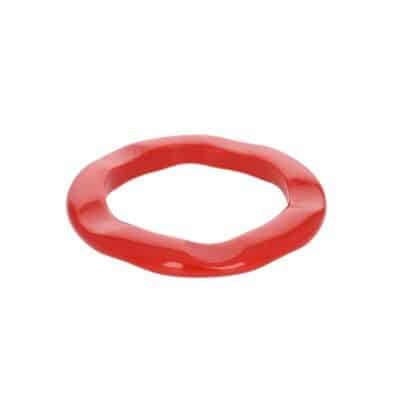 Bracelet jonc en résine rouge LE PETIT SOUK