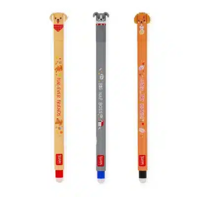Pack Chiens 3 Stylos effaçables LEGAMI