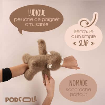 Bracelet Slap Ours PODCOLL