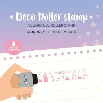 Tampon rouleau décoratif Chat LEGAMI