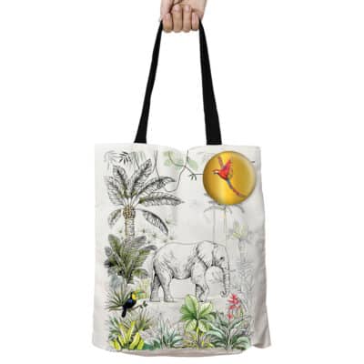 Tote bag Tropiques CARTES D’ART