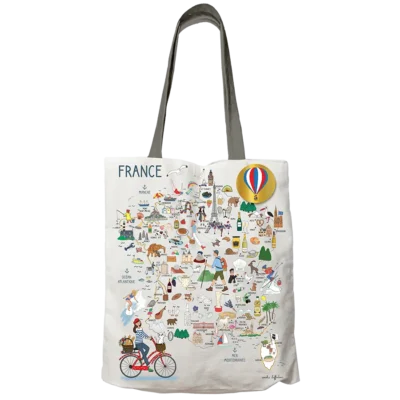 Tote bag France CARTES D’ART