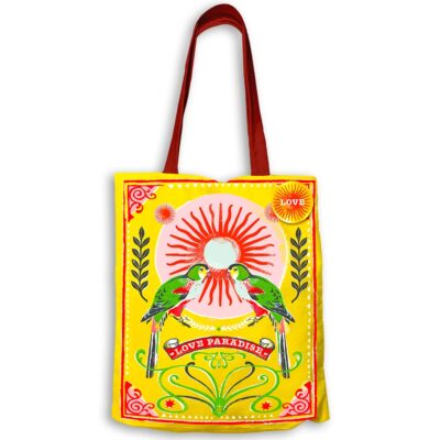Tote bag Perroquets CARTES D’ART