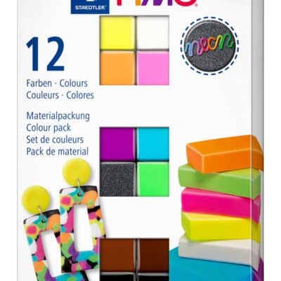 Kit 12 couleurs Néon FIMO