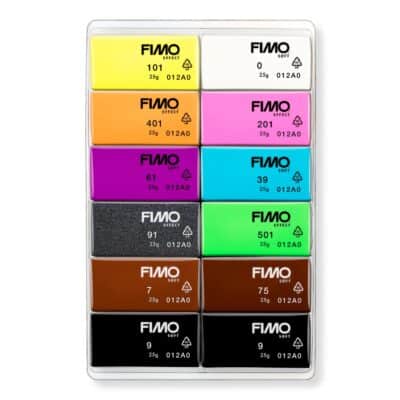 Kit 12 couleurs Néon FIMO