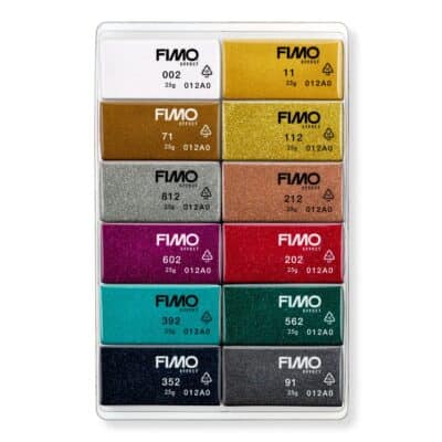 Kit 12 couleurs Pailleté FIMO