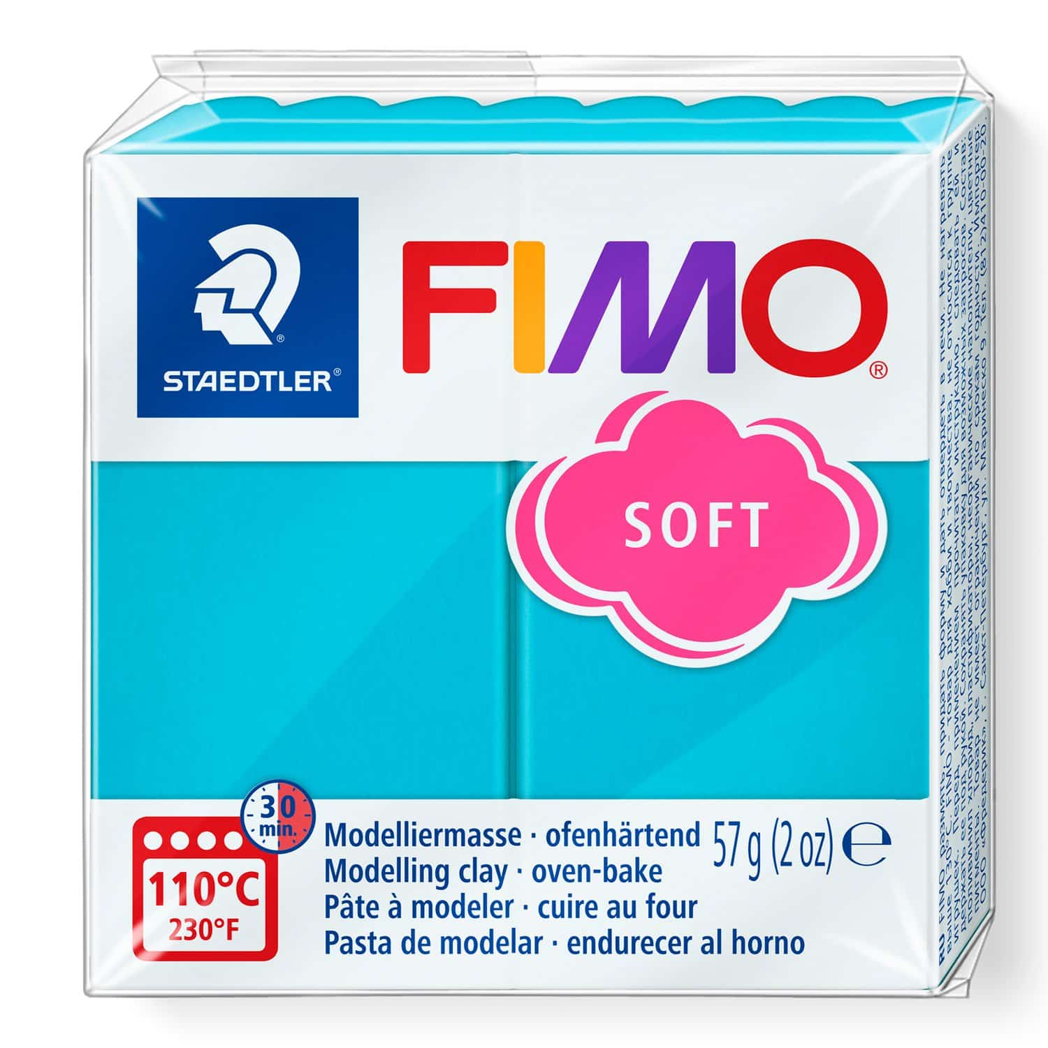 Pâte à modeler Soft Bleu menthe FIMO