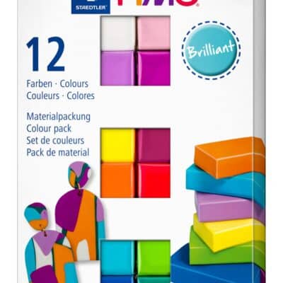 Kit 12 couleurs Brillant FIMO